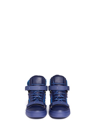 Figure View - Click To Enlarge - 73426 - 'London' leather high-top sneakers