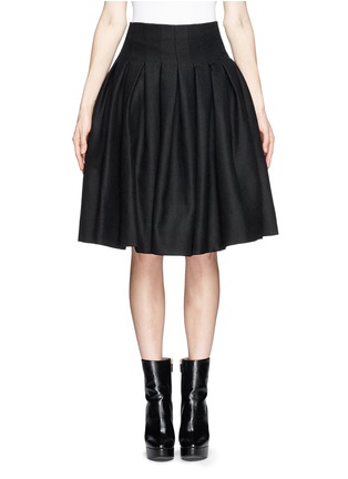 Main View - Click To Enlarge - MS MIN - Pleat flare skirt