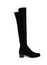 Main View - Click To Enlarge - STUART WEITZMAN - 'Reverse' elastic back suede boots