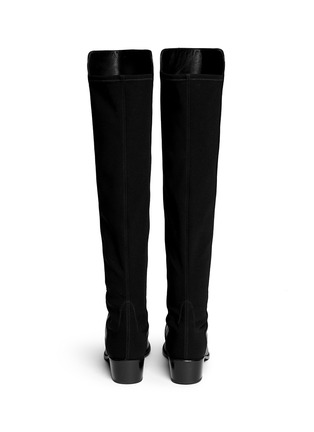 Back View - Click To Enlarge - STUART WEITZMAN - 'Reserve' elastic back leather boots
