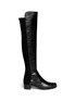 Main View - Click To Enlarge - STUART WEITZMAN - 'Reserve' elastic back leather boots
