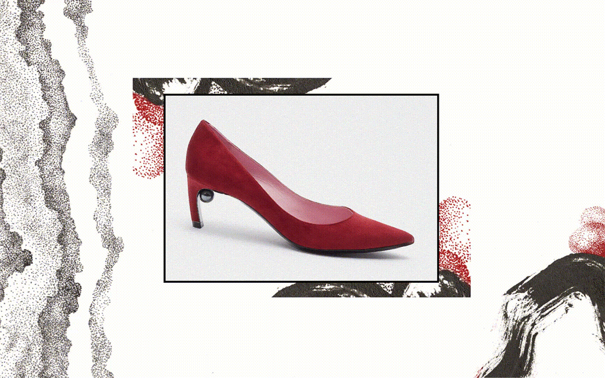 Seeing red with Nicholas Kirkwood Lane Crawford