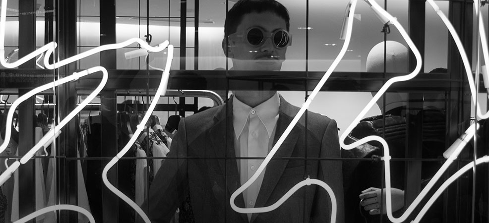 Cyril Duval, Fashion Features director of Modern Weekly working his editorial magic at the event