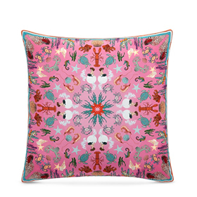 SILKEN FAVOURS PINK OCEAN CUSHION