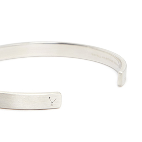 LE GRAMME 'LE 15 GRAMMES' BRUSHED STERLING SILVER CUFF