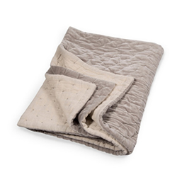 NIKI JONES VELVET LINEN THROW