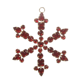 Shishi As Jewel snowflake Christmas ornament