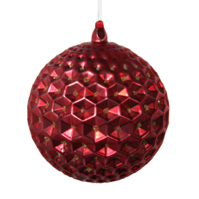 Shishi As Hexagonal ball Christmas ornament
